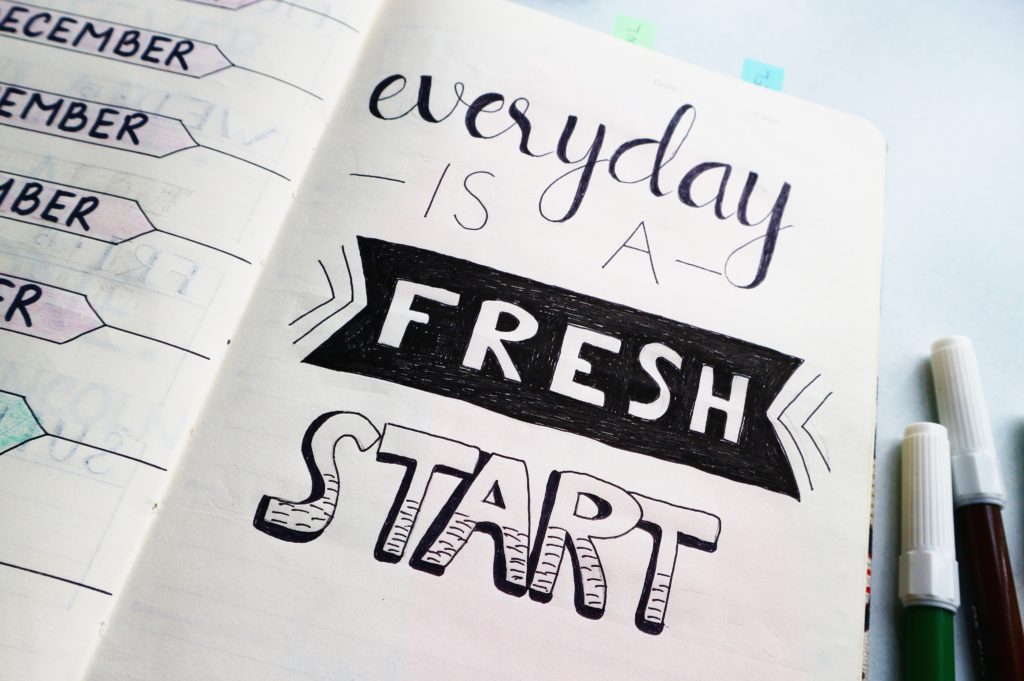 A planner - every day is a fresh start
